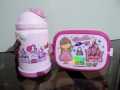 Ben Ten , Barbee , Minions, Angry Bird  Double Layer Kids School Lunch Box with Spoon And Water Bottle 500. 