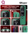 QMobile QSuper - 1.8 Inch Display - Dual sim - 1000mAH Battery - PTA Approved - Auto call recording - 1 Year brand warranty. 