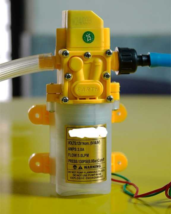 DADA 12V 70W 125PSI High Pressure Mist Agricultural Spray Micro Diaphragm Water Pump Automatic Switch 4L/min Range 8m Pace