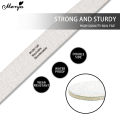 Monja Nail File Double Side Sandpaper Buffer 100/180/240 Grit Nail Polish File Gel Nail Polish File DIY Nail File Sanding Tools. 