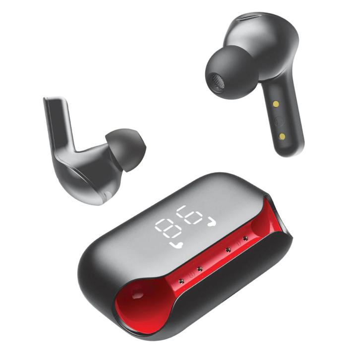 Audionic Airbud 400 best wireless earbuds Call noise cancellation Digital LED big display best airbuds 1 year brand warranty Exclusive brand neckband handsfree bluetooth headphones wireless earphones airbud