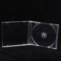 Transparent Bottom CD Box Empty CD Case PP Plastic CD Case CD Case Capacity 1-2 Discs Demoo. 