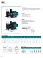 LEO XKP-450-2, 450 WATT / 0.6 HP WATER FILTRATION & CIRCULATION SWIMMING POOL PUMP , EURPEON STANDARD. 