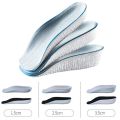 【HOT】 1.5-3.5CM Invisible Height Increasing Insole Orthopedic Arch Support Insole Soft Elastic Light Weight For Men Women Shoes Pads. 