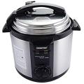 Original Geepas Electric Pressure. Cooker GPC-307-6L Silver Black (2 Year Warranty) GPC-307. 
