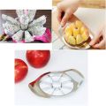 Stainless Steel Apple Fruit Vegetable Slicer Cutter / Apple Slicer With Core Remover. 