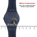 16mm 17mm 19mm 20mm Soft Silicone Watch Strap For Swatch Watch Straps Replacement Rubber Watch Bands 16 Colors Dropshipping. 
