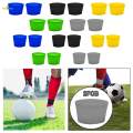 Soccer Shin Pad Holders Silicone Shin Pad Holders for Athletes L Yellow. 