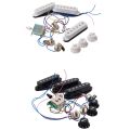 Electric Guitar Pickup Wiring Harness Prewired 5-Way Switch SSS Pickup for ST Electric Guitar White. 