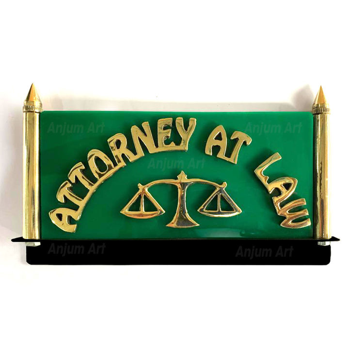 Brass%20Plate%20for%20Front%20Side%20of%20Car%20%7C%20Advocate%20Brass%20Plate%20%7C%20Attorney%20At%20Law%20Brass%20Plate%20-%20Image%204