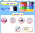 Perler Beads Kit 5mm/2.6mm Hama Beads Whole Set With Pegboard And Iron 3d Puzzle Diy Toy Kids Creative Handmade Craft Toy. 