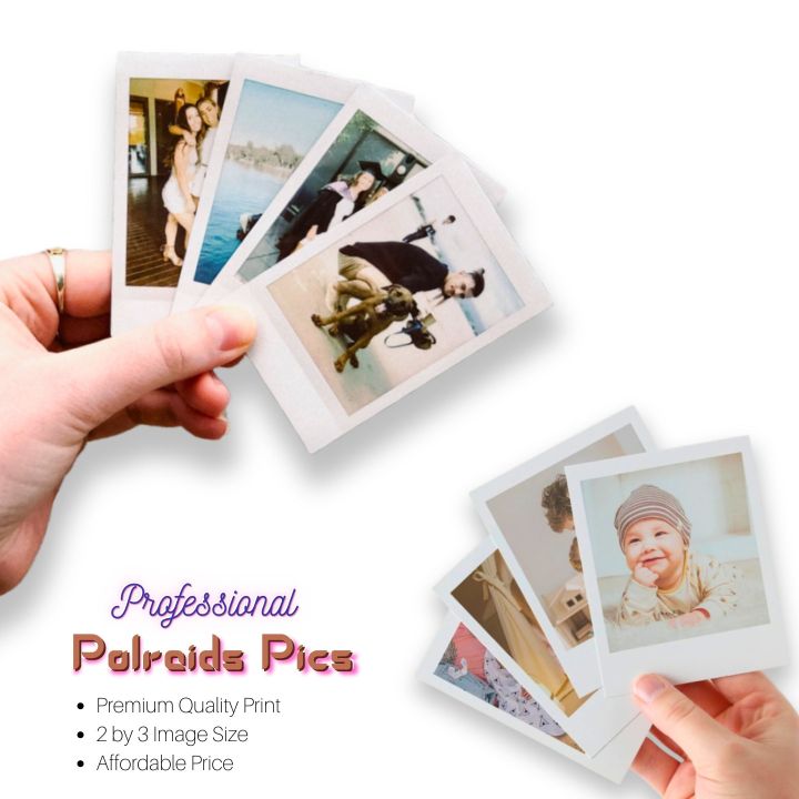 Polaroid Photo Prints | 50 Custom Polaroid Pictures | Mobile Back Cover Polaroids | Pictures for Home Party |  Aesthetic Polaroid Pictures | Decoration SIZE 2 by 3 INCHES