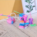 9pcs Mini Mop Broom Toys Cleaning Tools Kit Doll House Clean Toys. 