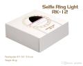 Selfie Ring Light – Portable LED Selfie Ring Light for Mobile Phones – Rechargeable Ring Light with Charging Cable For Tik Tok and Photography - 3 Level Brightness Adjustment with Flash Mode – Musically Light. 