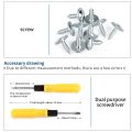 TANGYIPIN Z014 Foot nails aluminum frame box base trolley case luggage repair parts bottom bracket replacement anti-wear pads. 