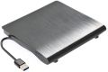 External ODD HDD Device CD Drive Case, High Speed Data Transfer USB 3.0 SATA DVD CD-ROM Burner Enclosure 9.5mm. 