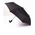 New Elegant Black Compact Folding Umbrella Wind Resistant Manual Open Close for Travel - Portable Small Umbrella for Men and Women. 