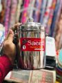 Milk and Oil Can Bucket and Canister Stainless Steel With Handle Ghee Canister Milk Can Milk Jar Milk Dool  ڈول دودھ والی برنیRandom Sizes. 