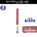 Maybelline Super Stay Ink Crayon Matte Longwear Lipstick, 8hrs long wear Matte Lipstick - 25 STAY EXCEPTIONAL. 