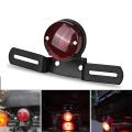 Motorcycle Back Light Cafe Racer Bike Back Light Round Red Metal. 