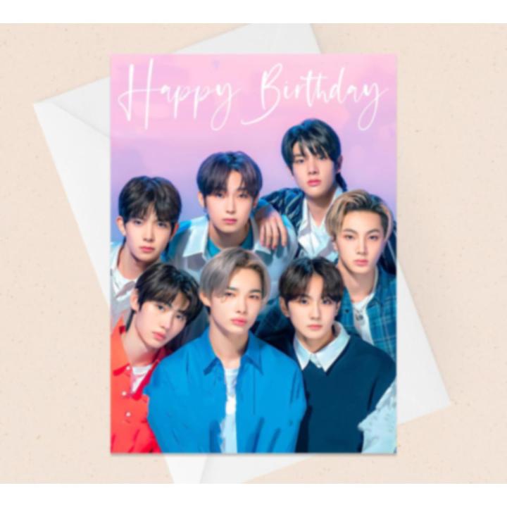 ENHYPEN Greetings Card for kpop birthday]