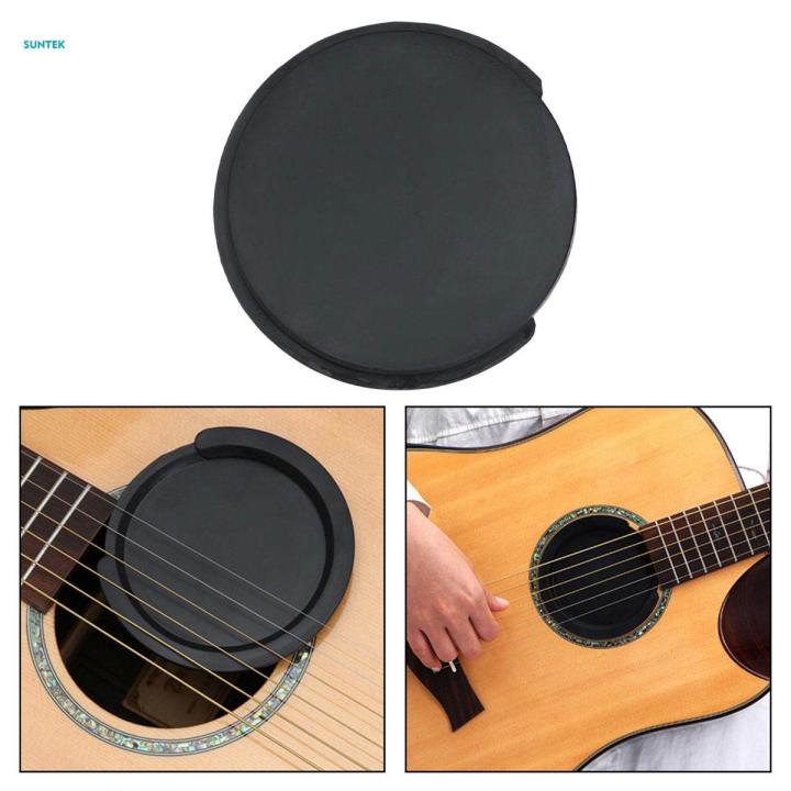 Guitar Feedback Prevention Guitar Sound Hole Cover Round Guitar Soundhole Cover for Electric Guitar Musical Instrument Accessories