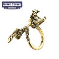Green forest Cigarette Holder Ring Exquisite Dragonfly Shape Adjustable Smoking Cigarette Holder Ring. 
