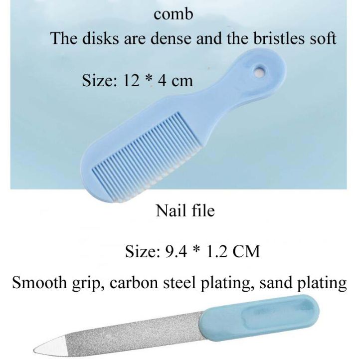 13Pcs%20Multi-Piece%20Baby%20Care%20Kit%20Newborn%20Hair%20Nail%20Thermometer%20Beauty%20Brush%20Kit%20Scissors%20Comb%20Teether%20Function%20Child%20Toiletry%20Kit%20Baby%20-%20Image%204