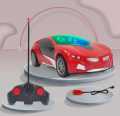 Rechargeable Remote Control High Speed 3D Famous Car With Lights And Left Right Turn Option. 