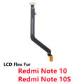 For Xiaomi Redmi Note 10 10S 10T Pro 4G 5G Main Board Connector USB Board LCD Display Flex Cable Repair Parts. 