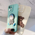 3D Be@r For Infinix Hot 8/8Pro/X650 Luxury Cute Bear Doraemon Mickey Minnie NO.1 Mouse Mobile Phone Case Back Casing Wen Boy Women Girl Couple Soft Liquid Silicone Shockproof Cover. 