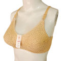 Classic Cotton Bra Brazier for Women Undergarments and Non-wired Brazzer with Chikan Embroidery. 