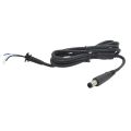 Laptop Charger Cable - 3 Pin DC Jack Connector with 7.4x5.0mm Plug - 1.2M DC Power Adapter Cable Cord - Compatible with Dell Laptops - Sleek Black Design. 