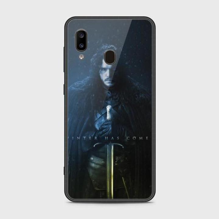 Samsung Galaxy A30 Cover - SkinLee HQ Infinity Glass Case (Soft) - Winter Has Come - SKINLEE-601-1-575-293