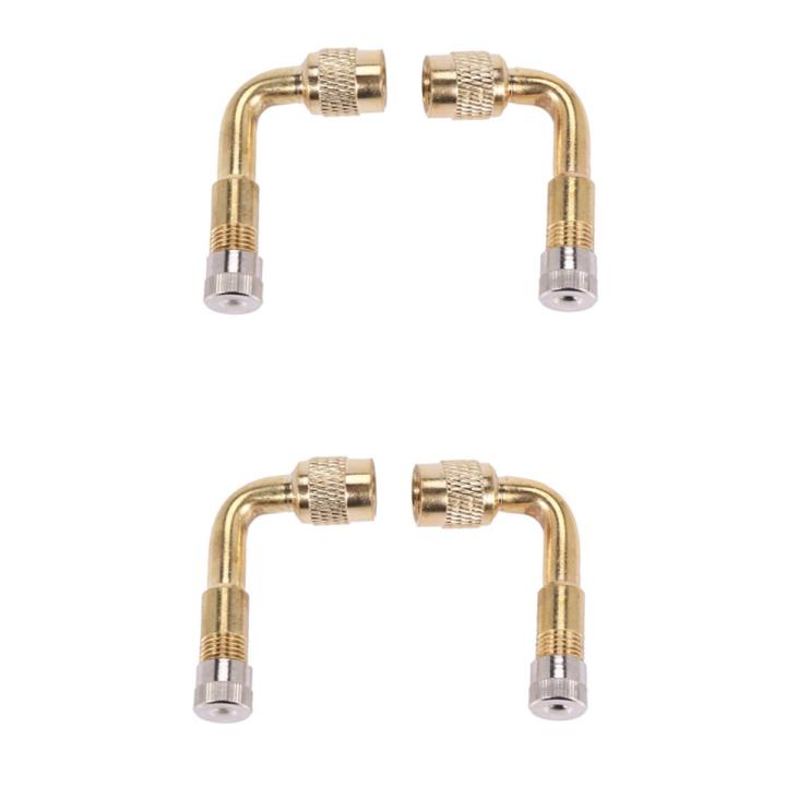 Valves De Pneu Tubeless Hioip Pour Trottinette Xiaomi - Lot De 4 - Longueur 27mm, Caoutchouc Naturel