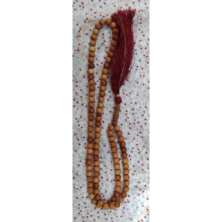 tasbhi sandal wood original 100 Dana