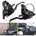 1 Pair of 3x7 21Speed MTB Bike Bicycle Trigger Gear Shifters with Inner Shift Cable. 