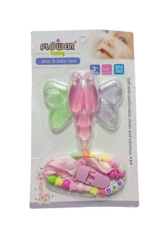 Baby%20teether%20with%20cute%20soft%20pacifier%20clip%20holder%20soother%20chain%20Baby%20Toddler%20Pacifier%20Plastic%20Wooden%20Beads%20Holder/Chain%20For%20Babies%20-%20Image%203