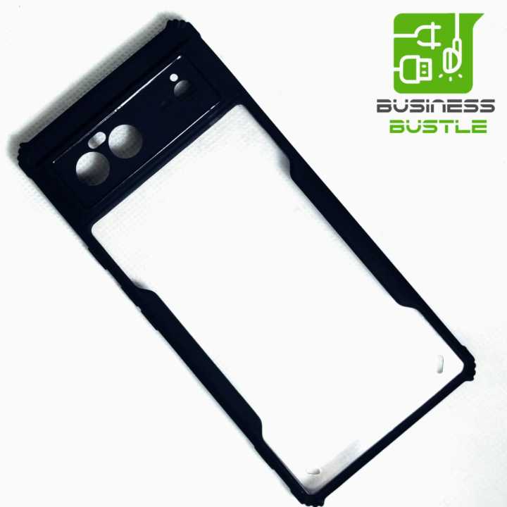 Google%20Pixel%206%20Case%20ipaky%20Protecticve%20Anti-Shock%20Clear%20Transparent%20Cover%20-%20Black%20-%20Image%202