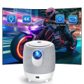 Smart Mini Projector H9 Meterle Android 11 Full HD Projector Native 1080P 4K Support 5G WiFi 6 Bluetooth 5.2 Home theater Movie Projector Electric Focu Auto Keystone For PC/Lap/PS5/iphone/android can connect with the all phone. 