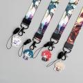Genshin Impact Figures Keychain Anime Accessories Zhongli Xiao Diluc Phone Charm Bag Backpacks Lanyard Women Jewelry Men Gift. 