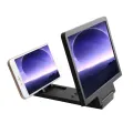 Foldable 3D HD Mobile Phone Tablet Screen Magnifier Video Amplifier Stand Holder. 