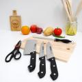 5Pc knife set with Wooden cutting board Kitchen Knife Set, 5 PCS Kitchen Knife Set with Cutting Board. 