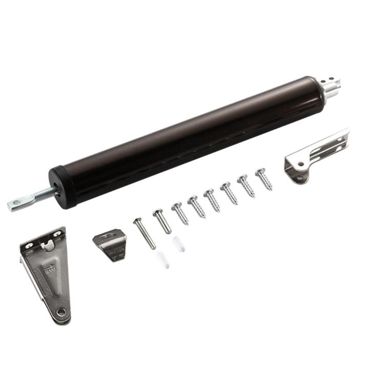 Simple Door Closer Silent Pneumatic Hydraulic Buffer Automatic Brown