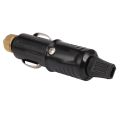 2X 12/24V Replacement Car Cigarette Lighter Socket Plug Adapter Charger + Fuse Set. 