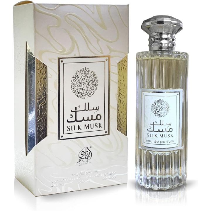 Silk Musk Perfume | Eau De Parfum 100ml | Long lasting Luxury Fragrance for Men Women Wadi Al Khaleej