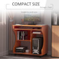 Small Compact Computer Desk Home Office Workstation On Wheels Laptop PC Table Customized. 