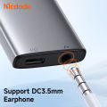 Mcdodo 2-in-1 Gaming Splitter (Type-C) Dual Connector for Android Devices 2-in-1 Splitter for PUBG and Gaming High-Quality Performance. 