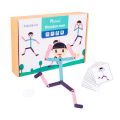 Children Funny Wooden Stick Men Puzzle Classic Smart Game Kids Hand Skill Fine Motor Training Toys for Kid 3 To 6 Years Old Gift. 