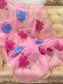 New Arrivals 2k24  Fancy Dupatta Collection Pure Organza Fabric Dupatta ⁠With Neat & Beautiful Handmade Floral Brush Paint Work. 